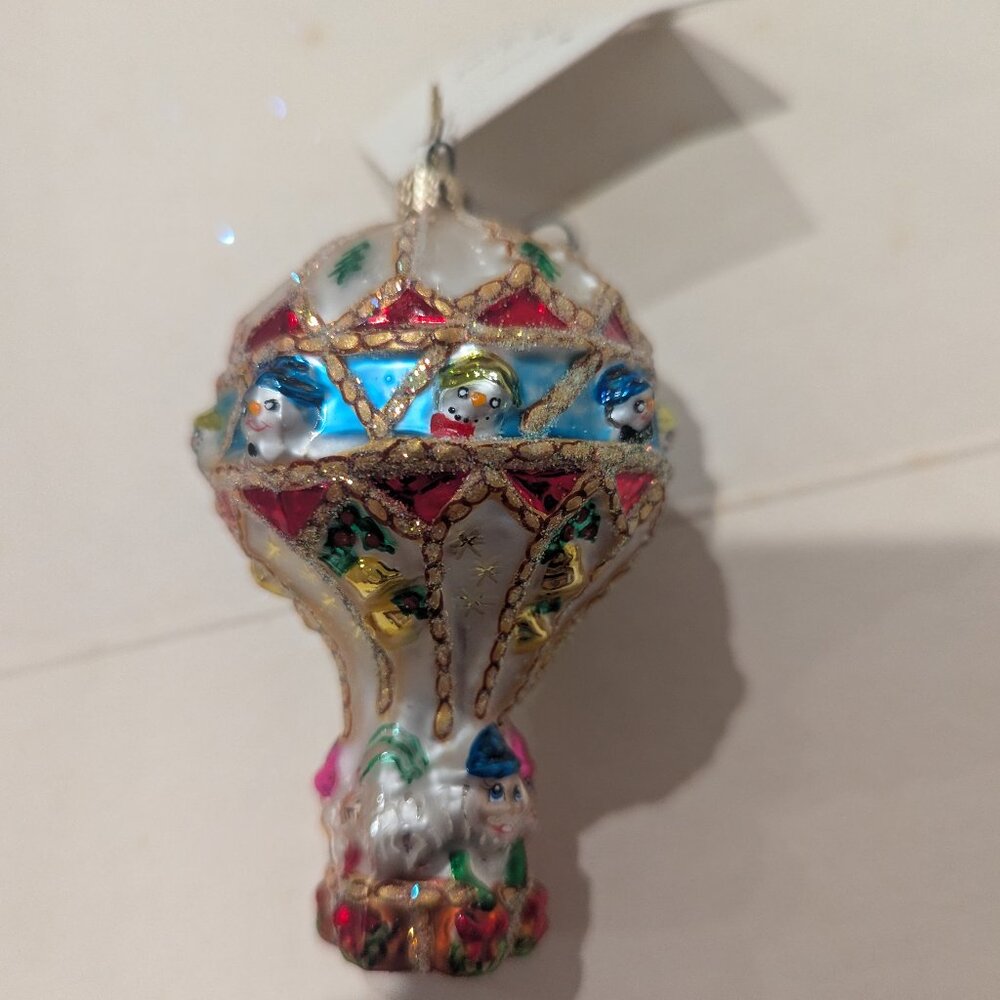 Christopher Radko Hot Air Balloon Ornament